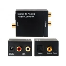 Optical(toslink) To Analog Audio Converter