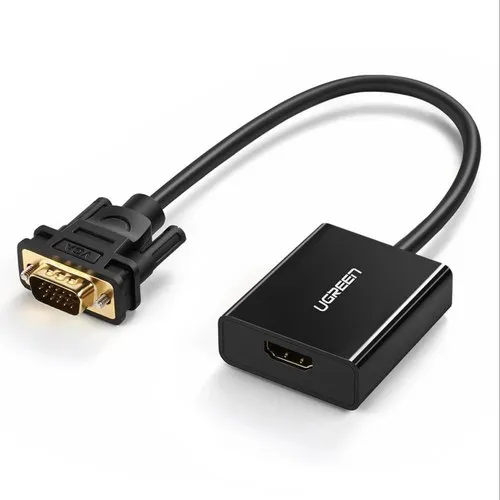 Ugreen HDMI Female to VGA Male Adapter with Audio Jack - 20694