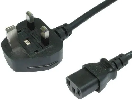 VOLEX 352780 Mains Power Cord, Mains Plug, UK, IEC 60320 C