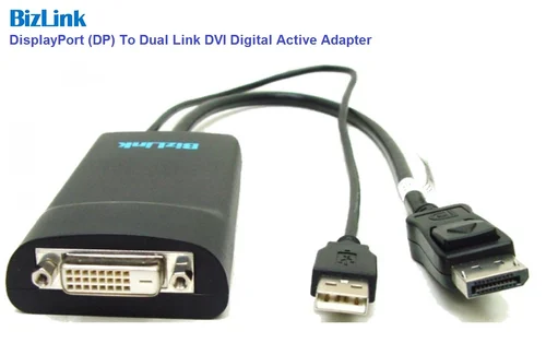 Display Port to Dual-Link DVI Digital Active Adapter