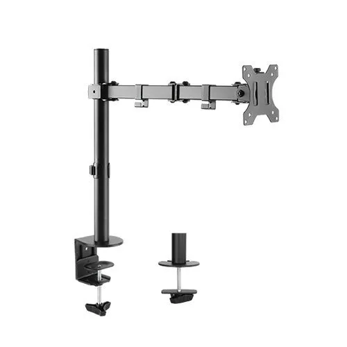 Single Screen Articulating Steel Monitor Arm