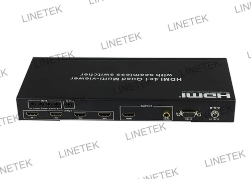 Hdmi 4x1 Quad Multi-viewer With Seamless Switcher Linetek